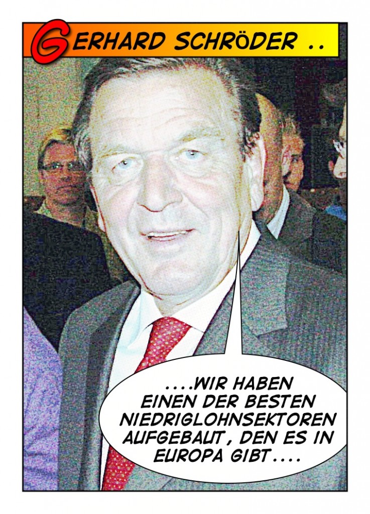 Gerhard Schröder Halftone